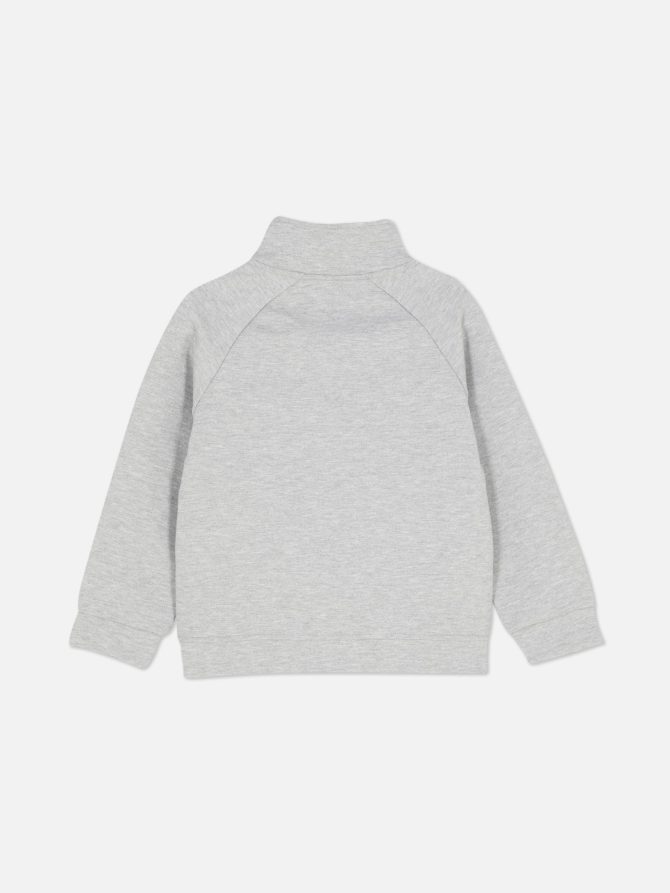 Contrast Pocket Zip-Up Sweatshirt - Image 4