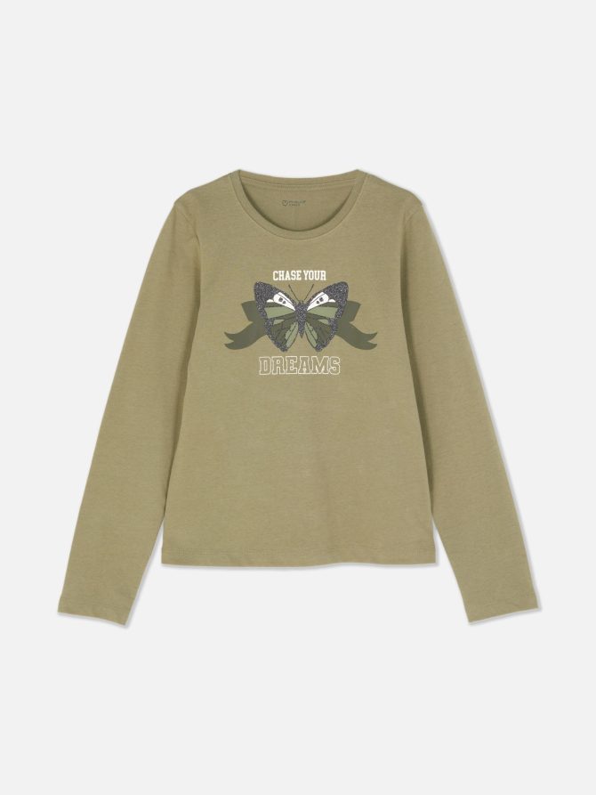 Printed Long Sleeve T-Shirt