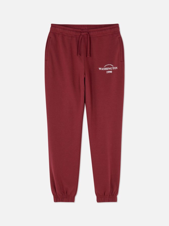 Printed Regular Fit Joggers - Image 5
