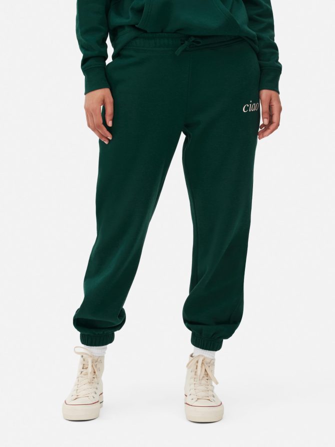 Printed Regular Fit Joggers - Image 2