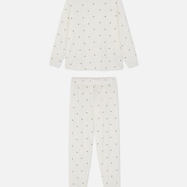 Soft Touch Velour Long Sleeve Pajamas