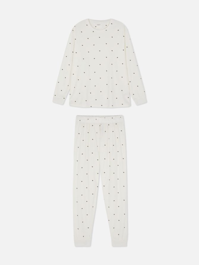 Soft Touch Velour Long Sleeve Pajamas