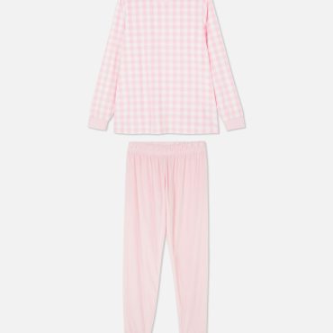 Soft Touch Velour Long Sleeve Pajamas