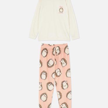 Fleece Long Sleeve Pajamas