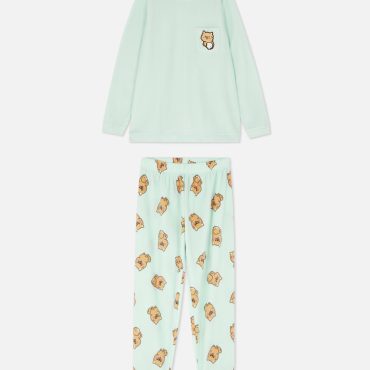 Fleece Long Sleeve Pajamas