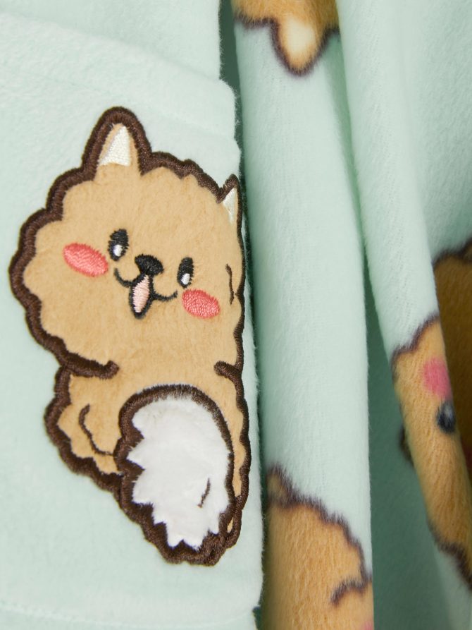 Fleece Long Sleeve Pajamas - Image 2