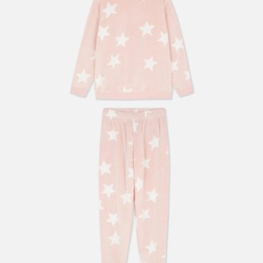 Long Sleeve Fleece Pajamas