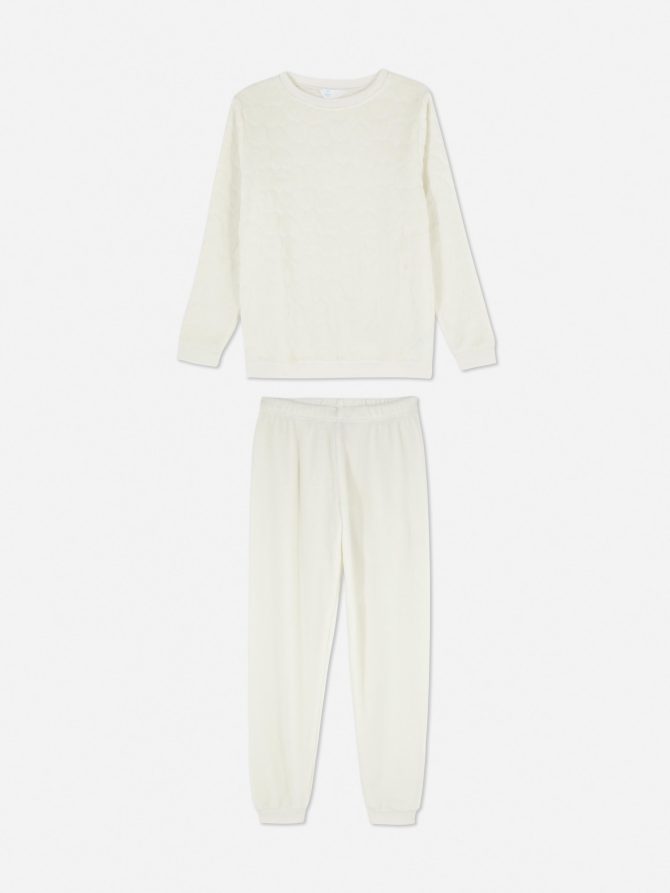 Fleece Long Sleeve Pajamas