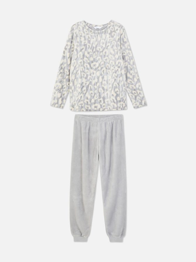 Fleece Long Sleeve Pajamas