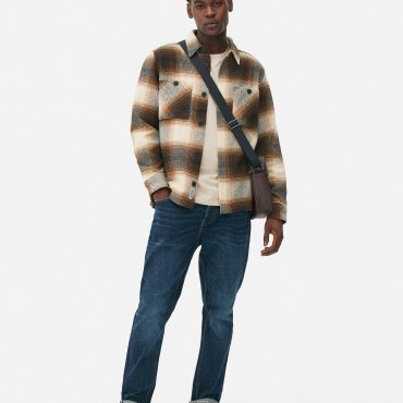 The Stronghold Check Textured Overshirt