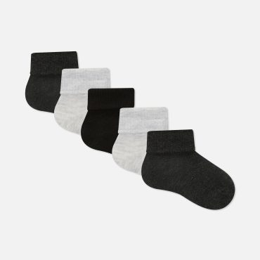 5-Pack Essential Ribbed Socks