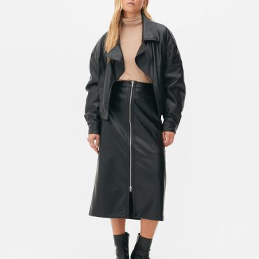 The Edit Faux Leather Jacket