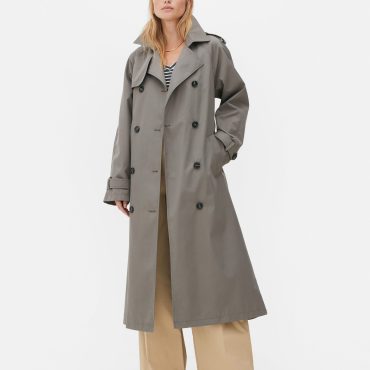The Edit Longline Trench Coat