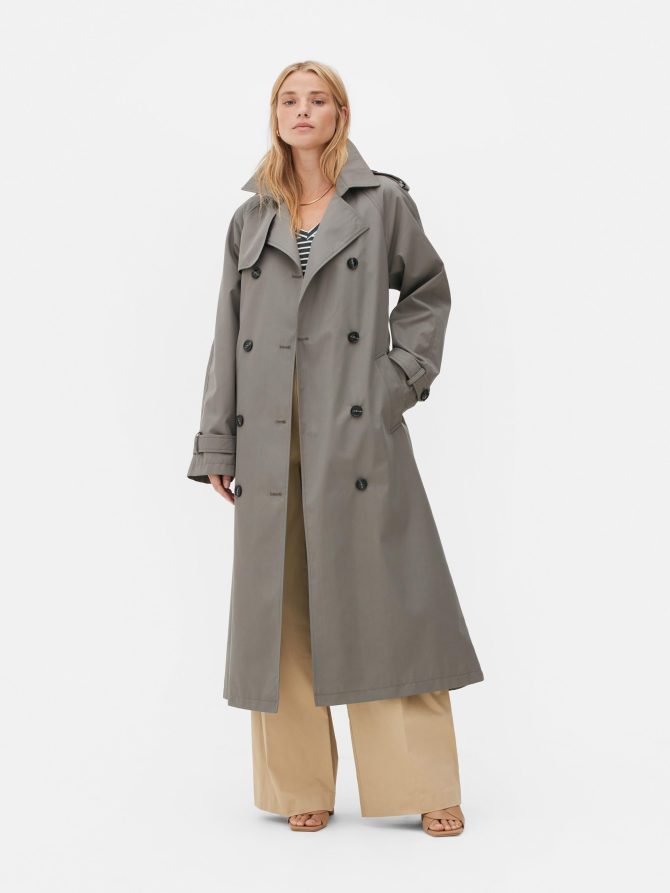 The Edit Longline Trench Coat