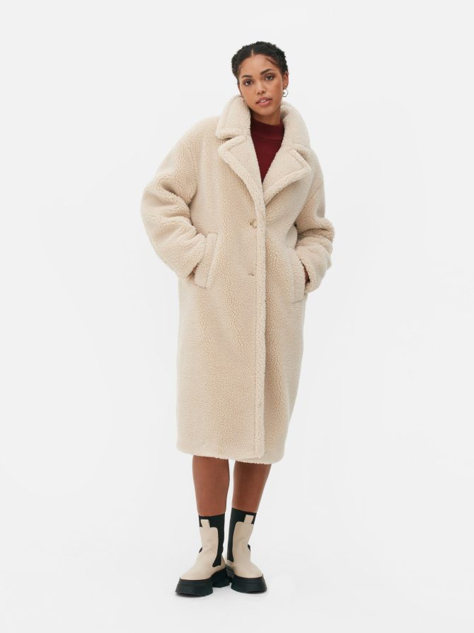 Fleece Trench Coat - Image 2