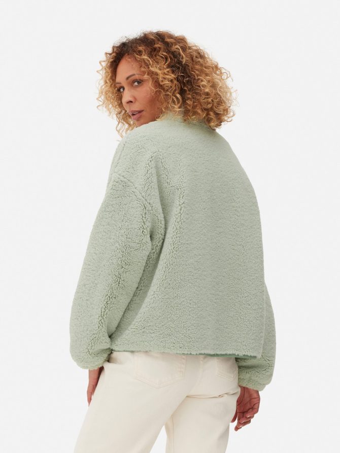 Contrast Borg Jacket - Image 4
