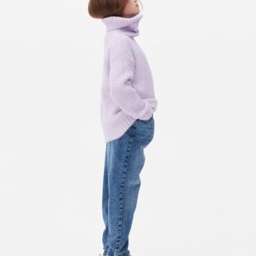 Chenille Roll Neck Sweater