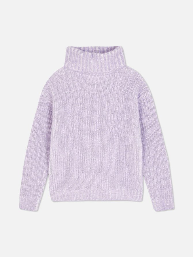 Chenille Roll Neck Sweater - Image 3