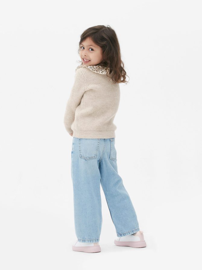 Leopard Collar Sweater - Image 2