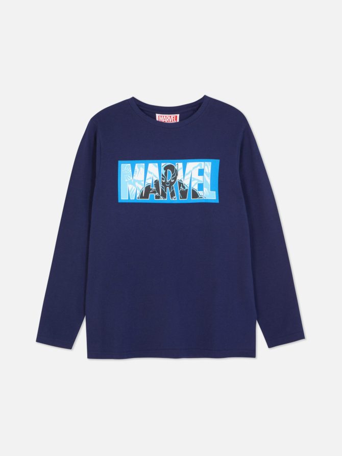 Marvel Black Panther Logo Print T-shirt - Image 3