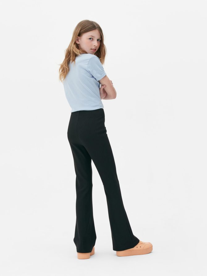 Ribbed Flared Pants - Image 2