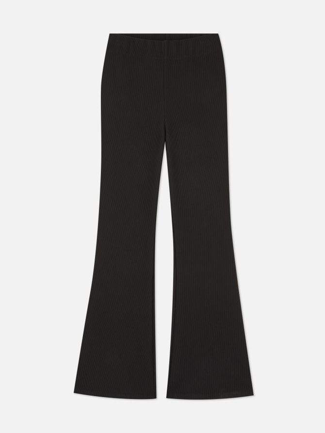 Ribbed Flared Pants - Image 3