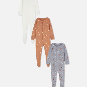 3-Pack Multi Print Sleepers