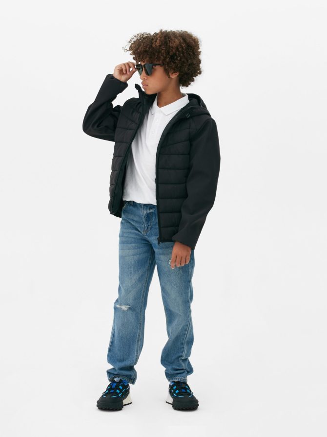 Quilted Hybrid Jacket