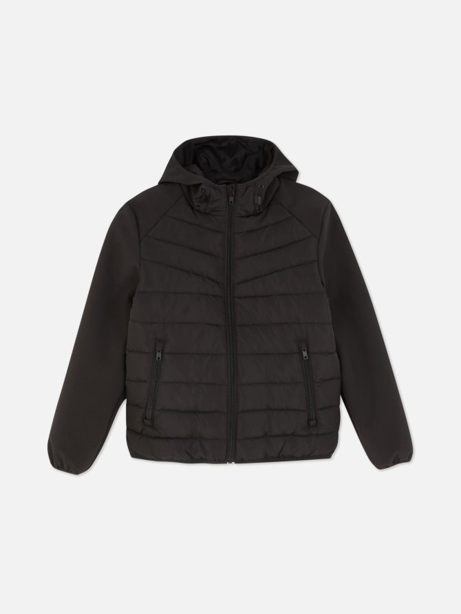 Quilted Hybrid Jacket - Image 3