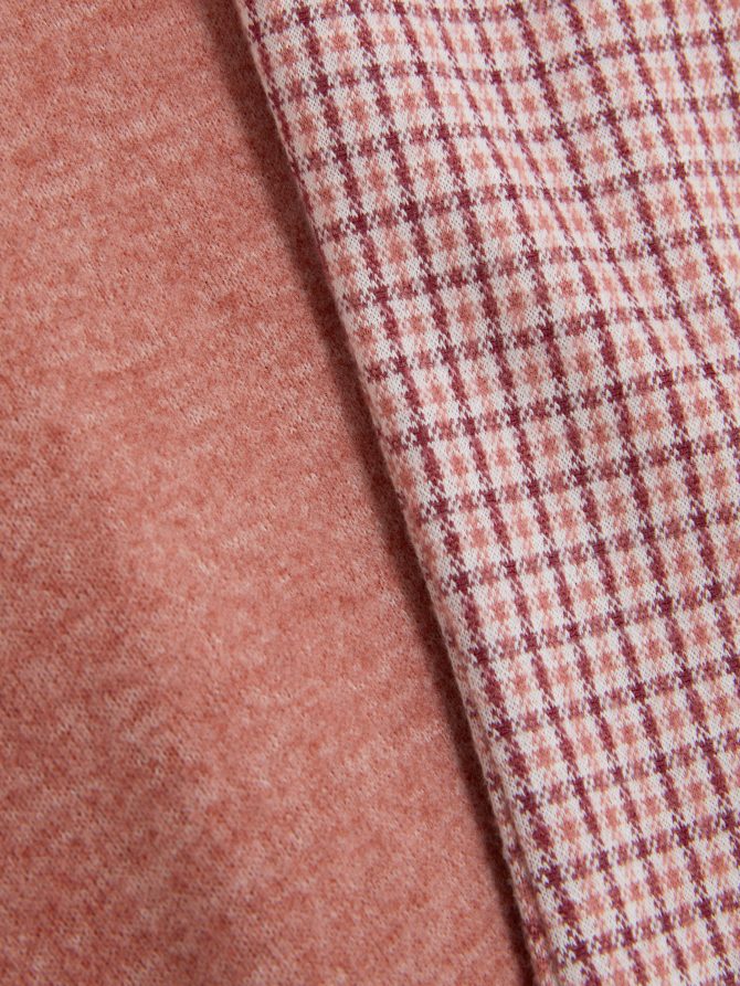 Long Sleeve Top and Checked Pants Set - Image 5