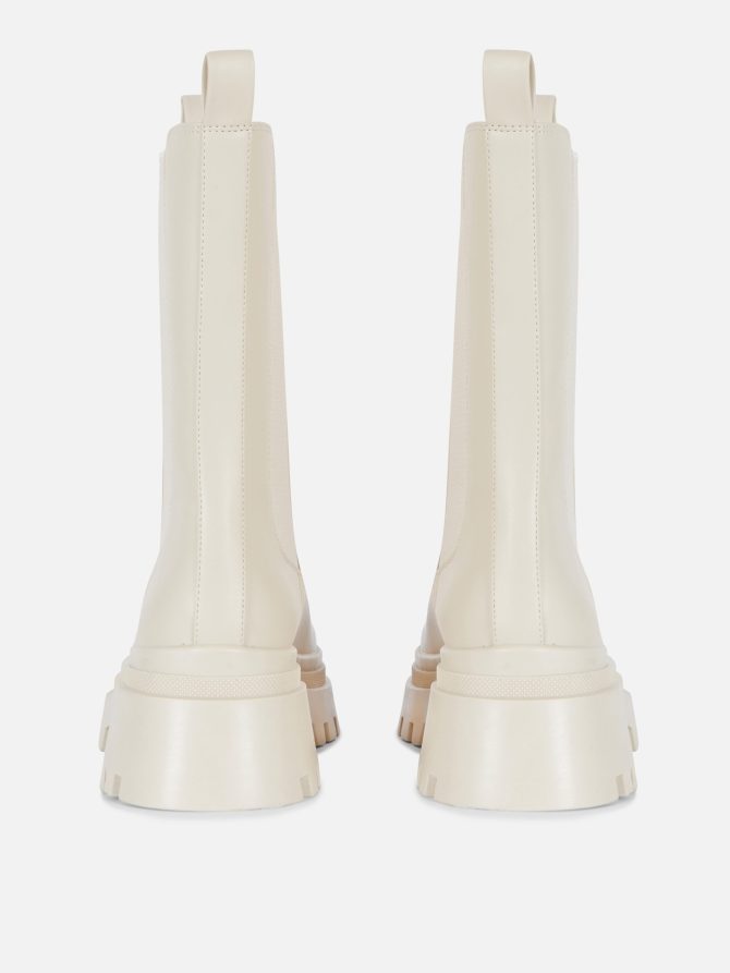 Faux Leather Chunky Boots - Image 3