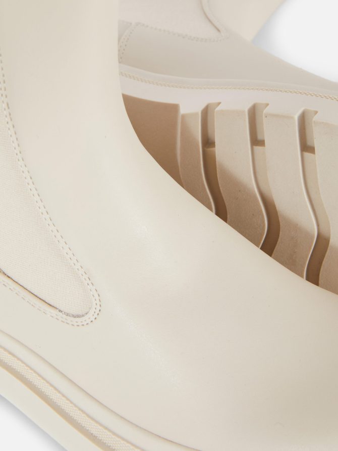 Faux Leather Chunky Boots - Image 5