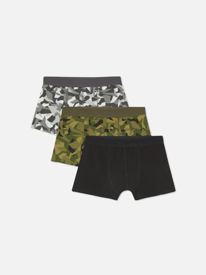3-Pack Camo Boxer Briefs