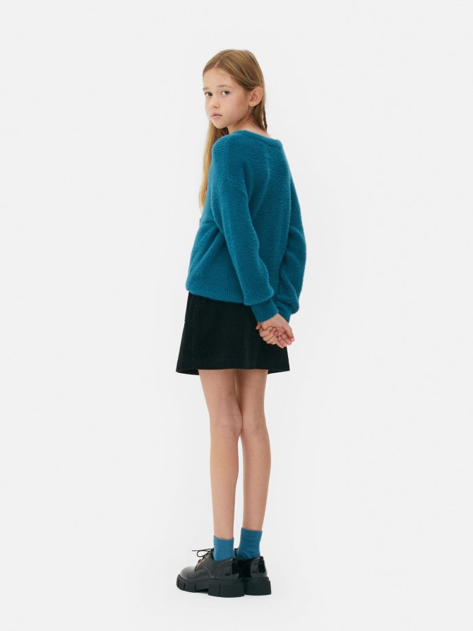 Fluffy Knit Sweater - Image 2