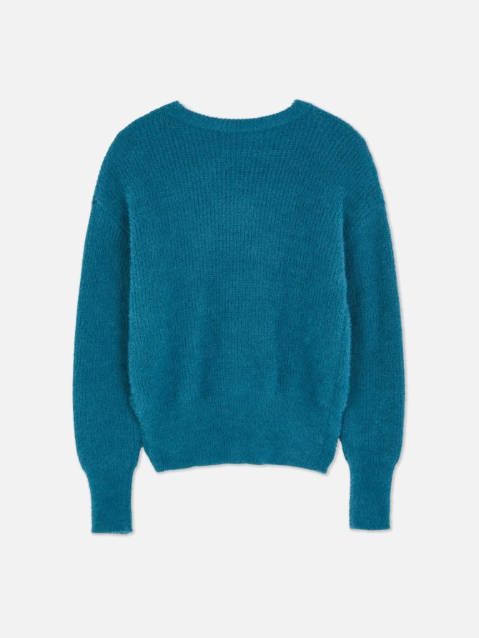 Fluffy Knit Sweater - Image 4
