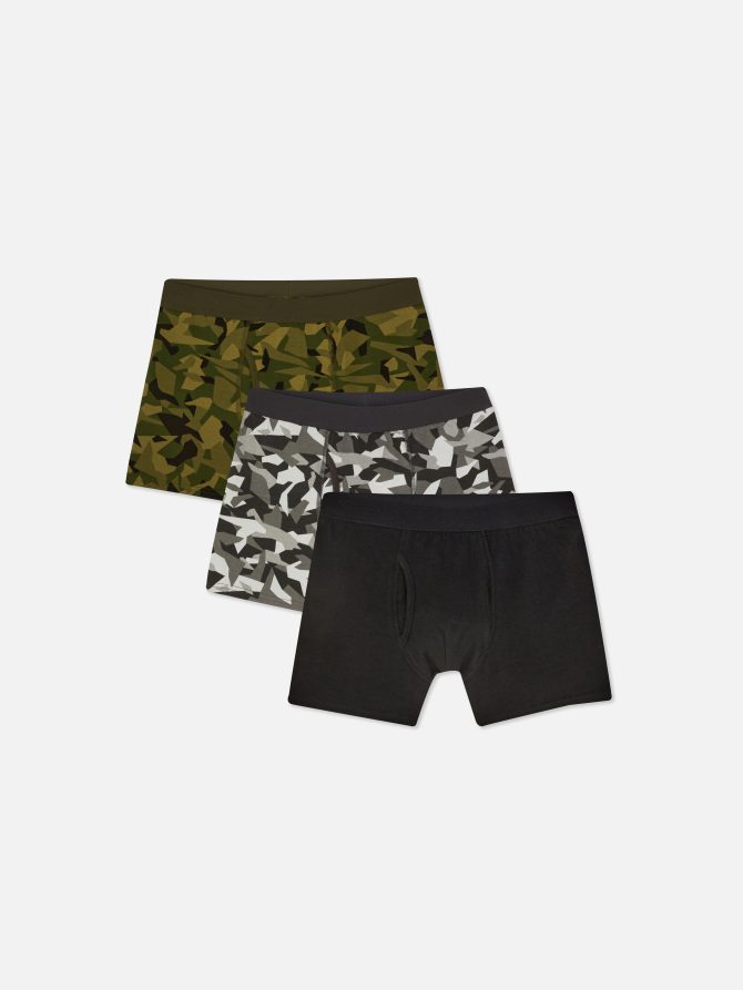 3-Pack Camo Boxer Briefs