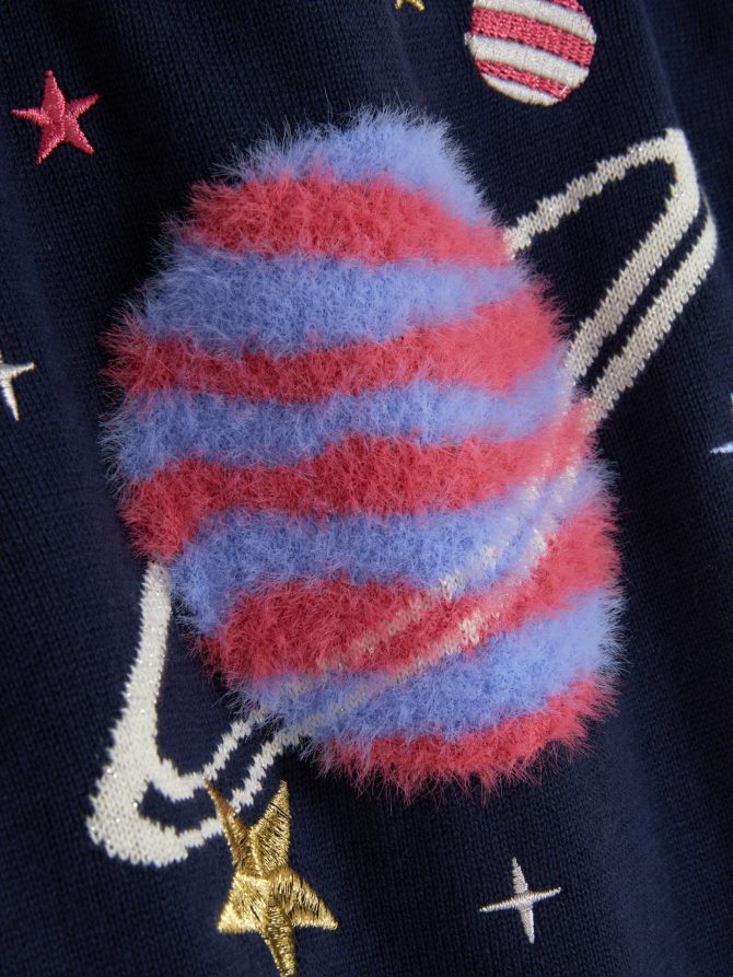 Cosmic Patterned Sweater - Image 3