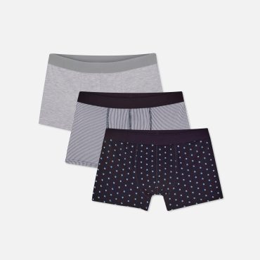 3-Pack Multi-Pattern Boxer Briefs