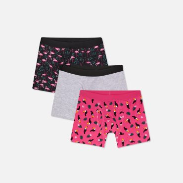 3-Pack Tropical Bird Boxer Briefs