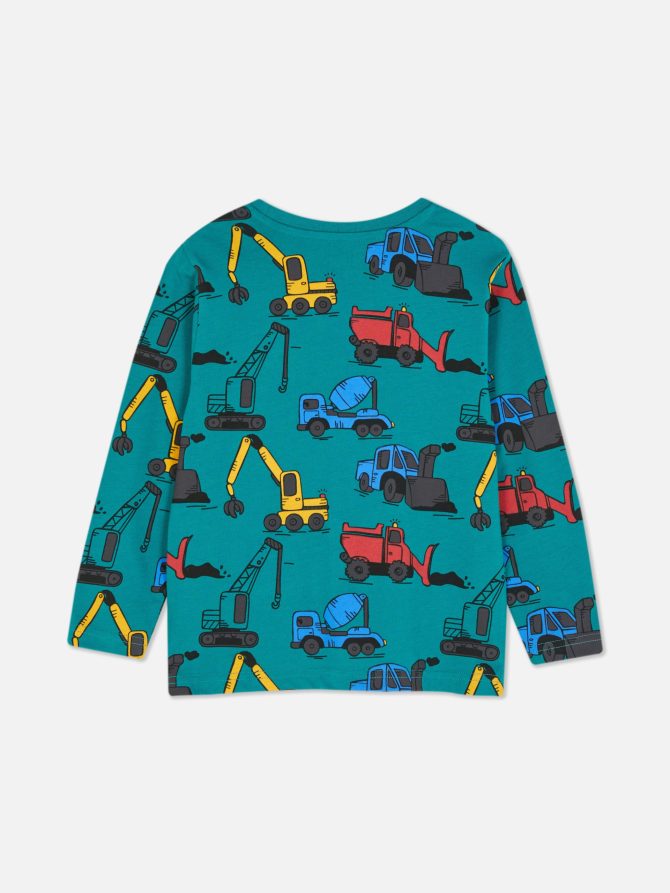 Printed Long Sleeve T-Shirt - Image 2