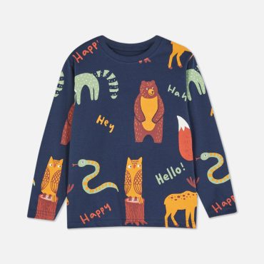Printed Long Sleeve T-Shirt