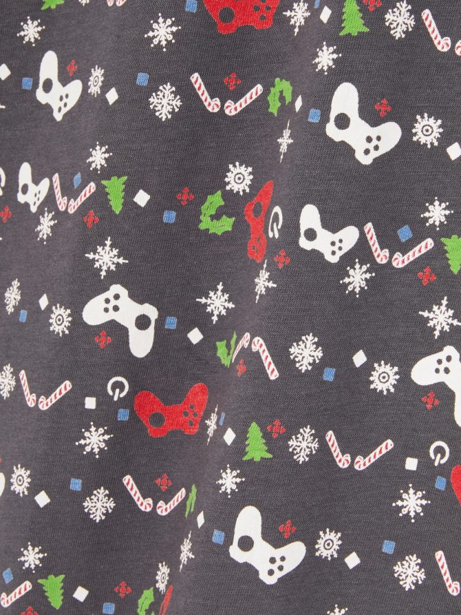 Patterned Long Sleeve T-shirt - Image 5