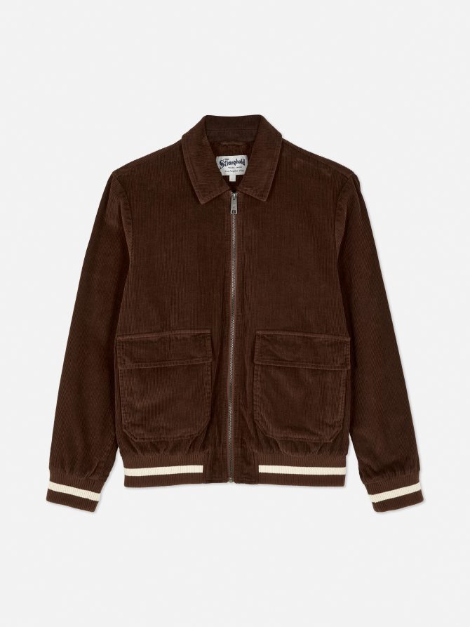 The Stronghold Corduroy Bomber Jacket - Image 5