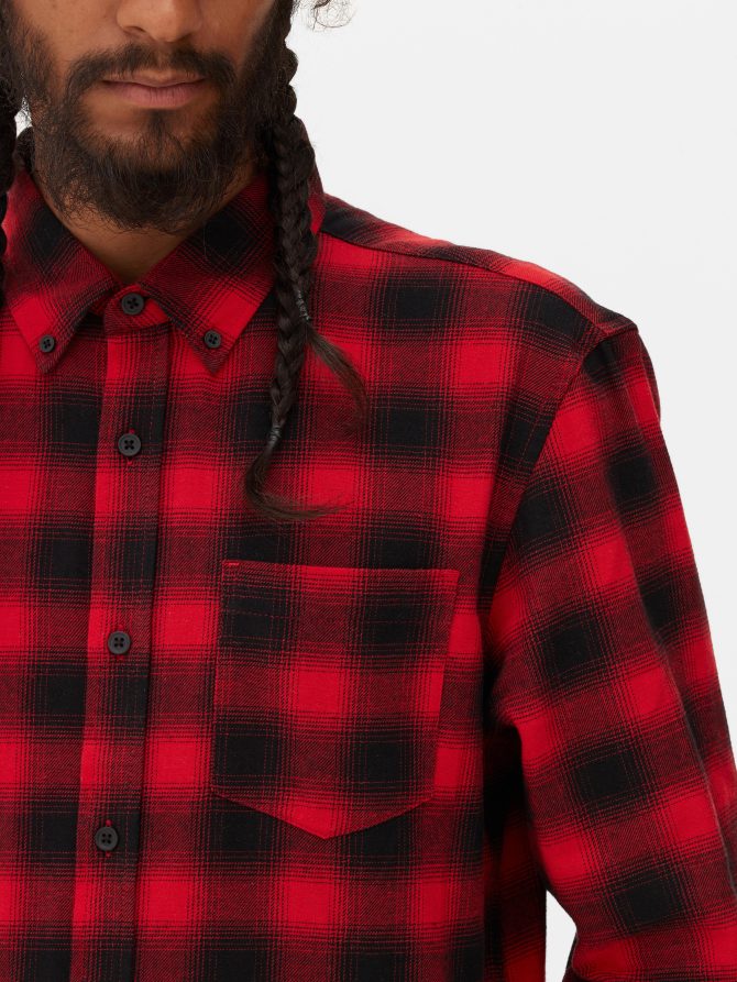 Check Flannel Shirt - Image 3