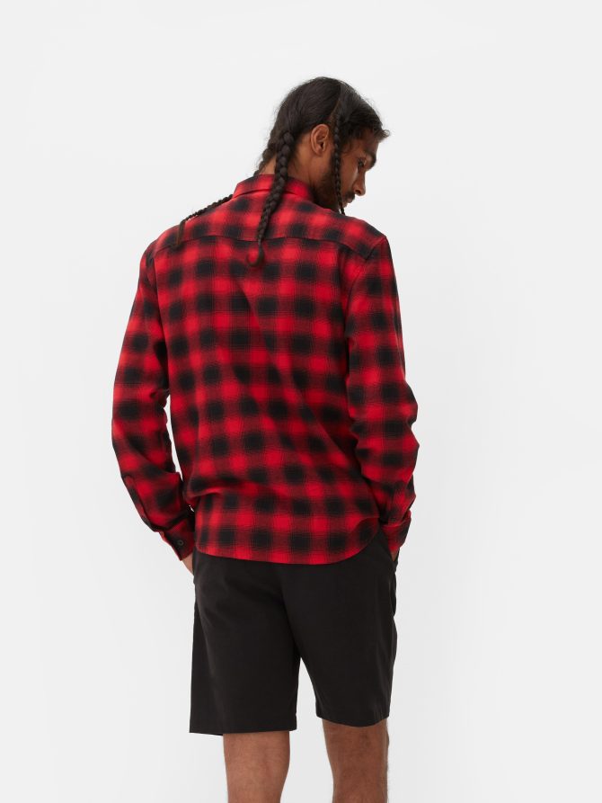 Check Flannel Shirt - Image 4