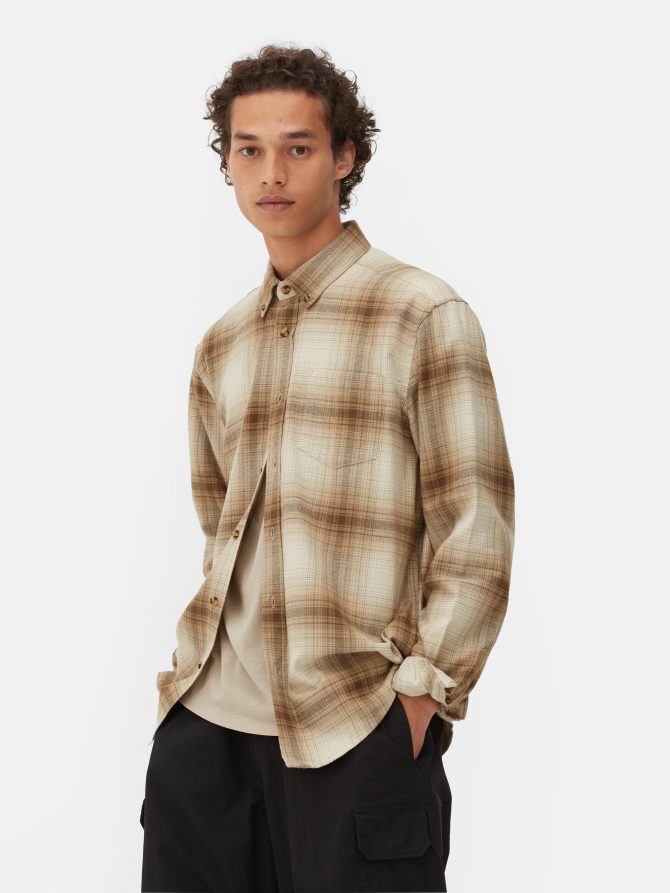 Long Sleeve Check Shirt - Image 2