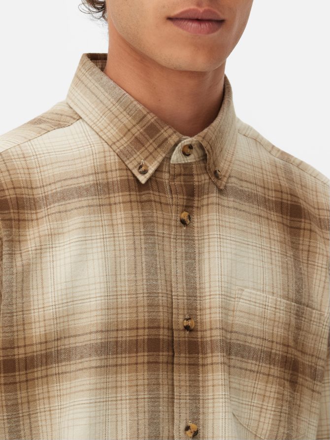 Long Sleeve Check Shirt - Image 3