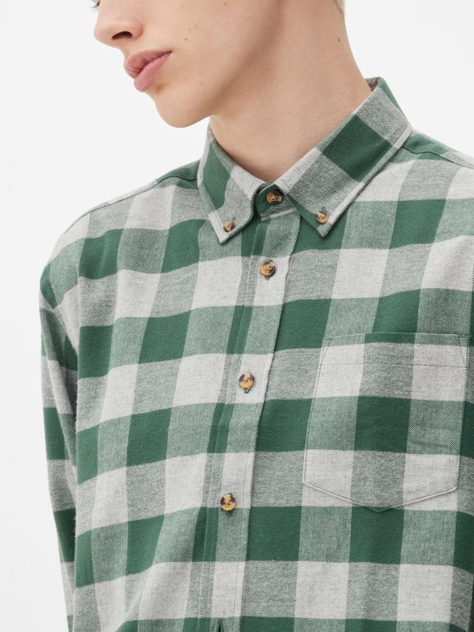 Long Sleeve Check Shirt - Image 3