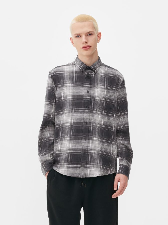 Long Sleeve Check Shirt - Image 2