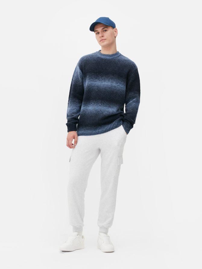 Ombré Crew Neck Sweater